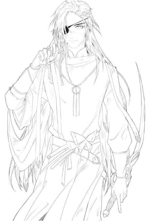 手繪動(dòng)漫人物線稿，一筆一畫(huà)的自信與成就之路