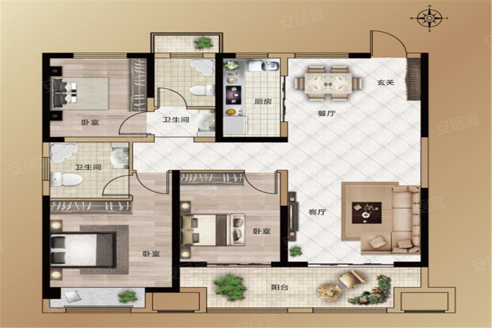 湯陰最新租房一室一廳，家的溫馨日常體驗