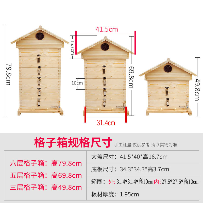 最新中蜂格子箱尺寸揭秘，探索蜜蜂的秘密，感受友情的溫暖